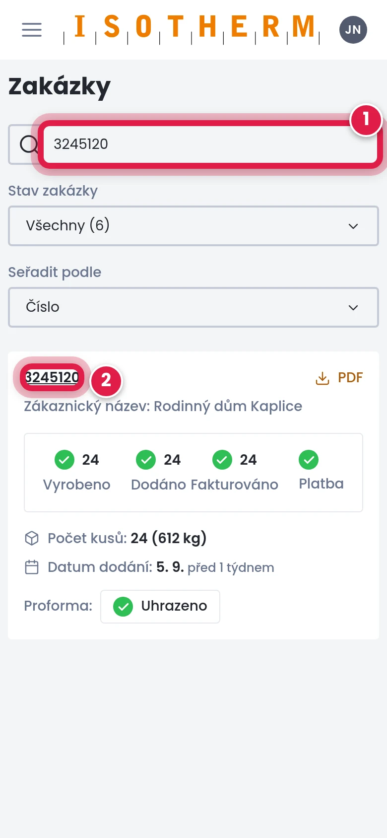 Najděte zakázku