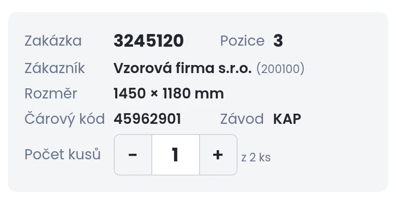 Zkontrolujte sklo