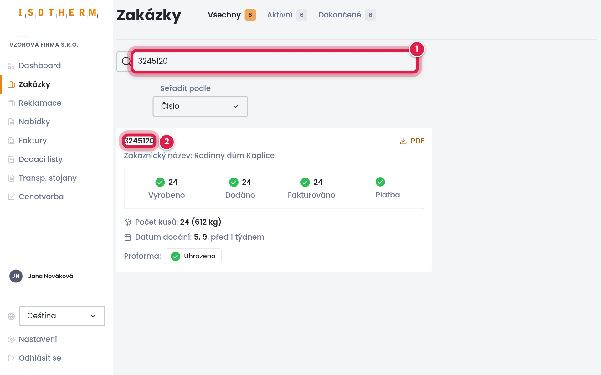 Najděte zakázku