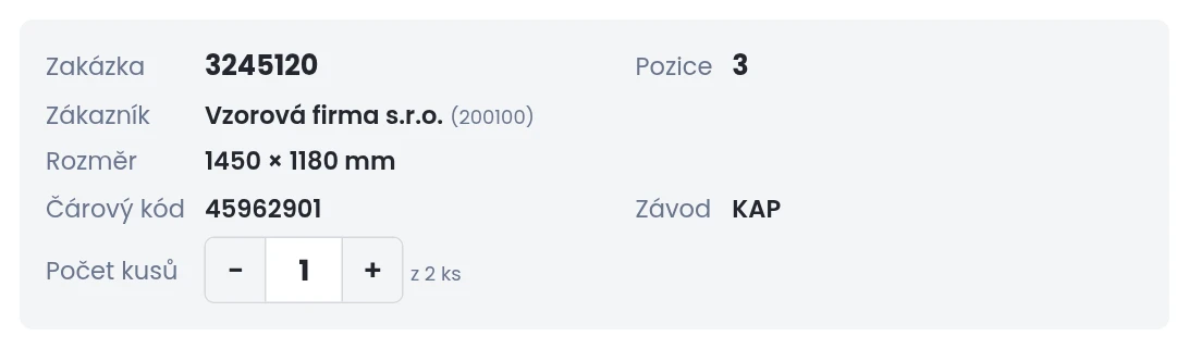 Zkontrolujte sklo