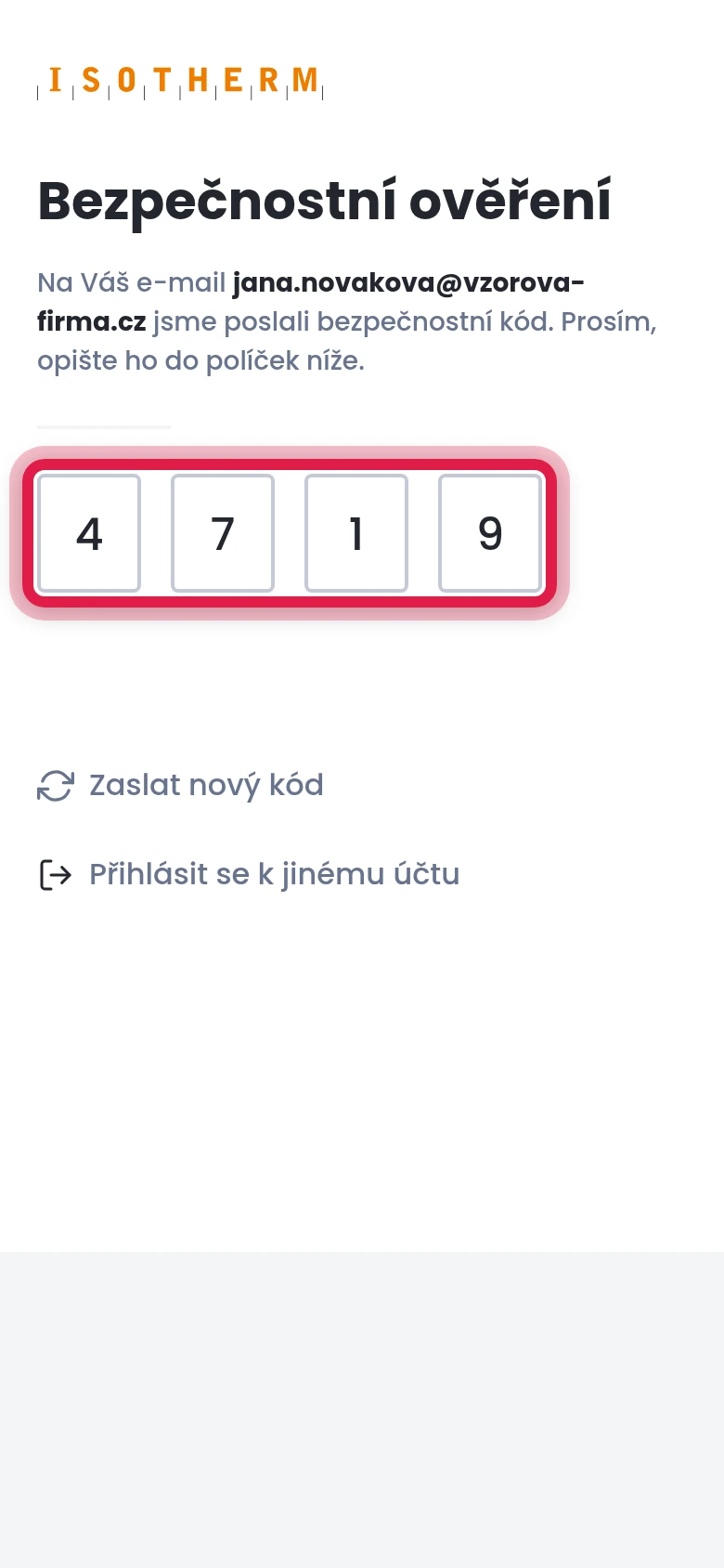Opište kód z e-mailu