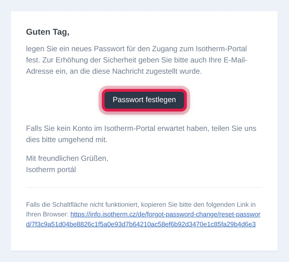 Zuerst kommt die Einladung