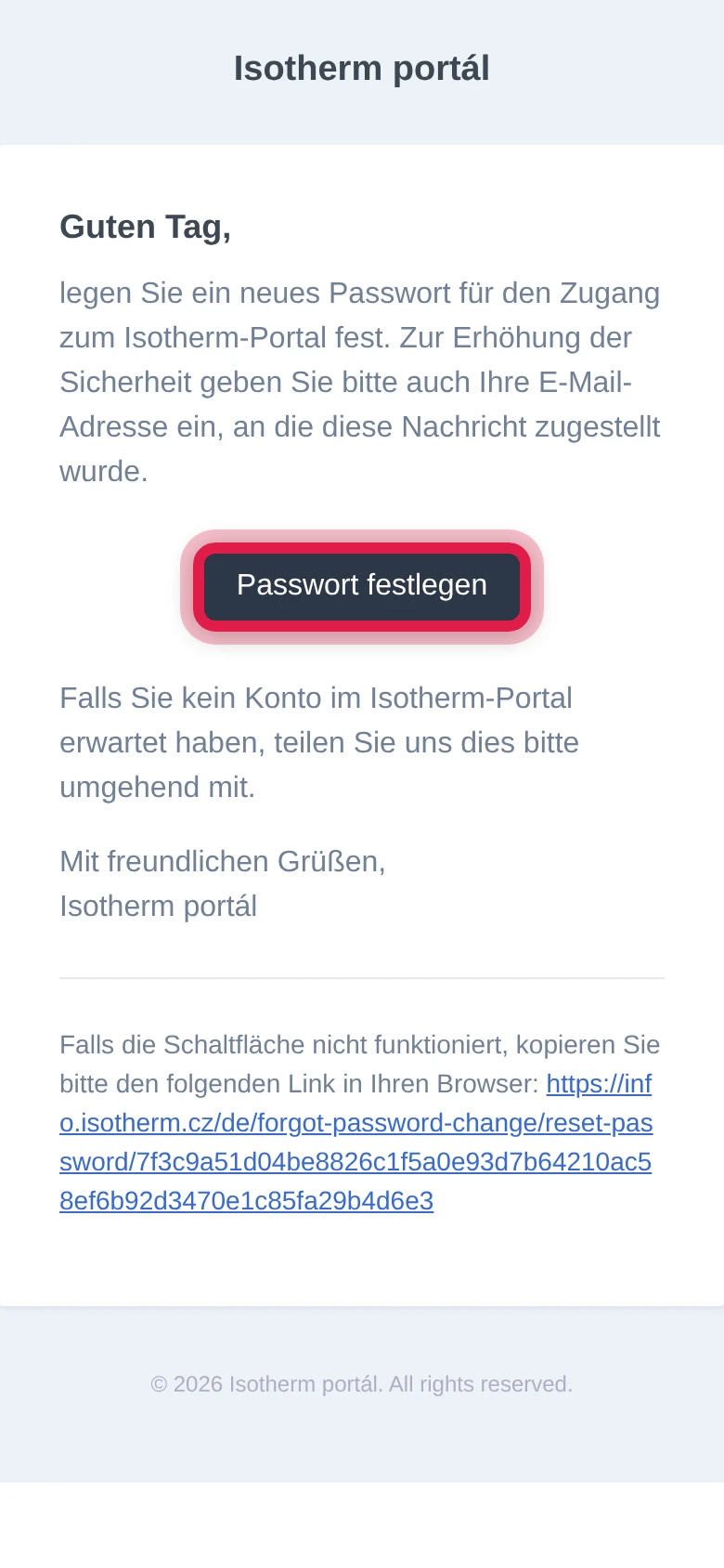 Zuerst kommt die Einladung